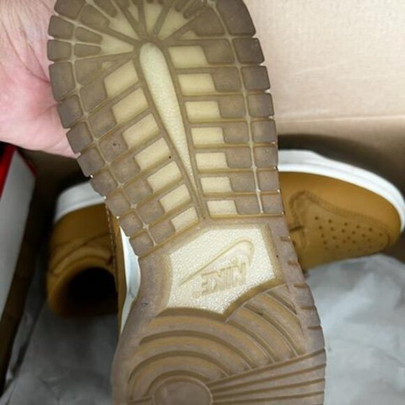 Nike Dunk Low 'Quilted Wheat' Sail Black - Picture 7 of 9